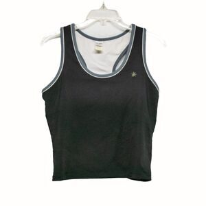 Women's XL Tank Activewear SO SPORTY Vintage Cropped Workout Gear Made in USA